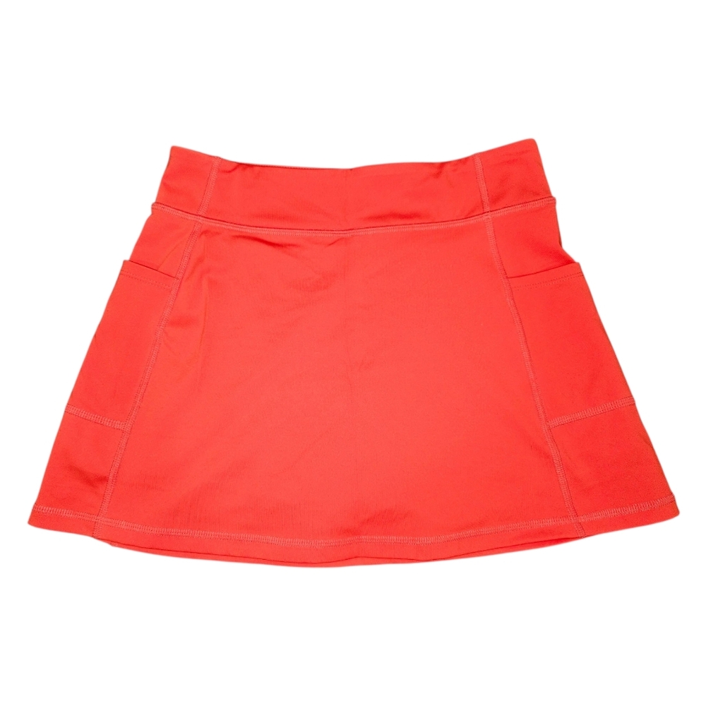 Primary Athletic Skort Girl's 14 Red Orange